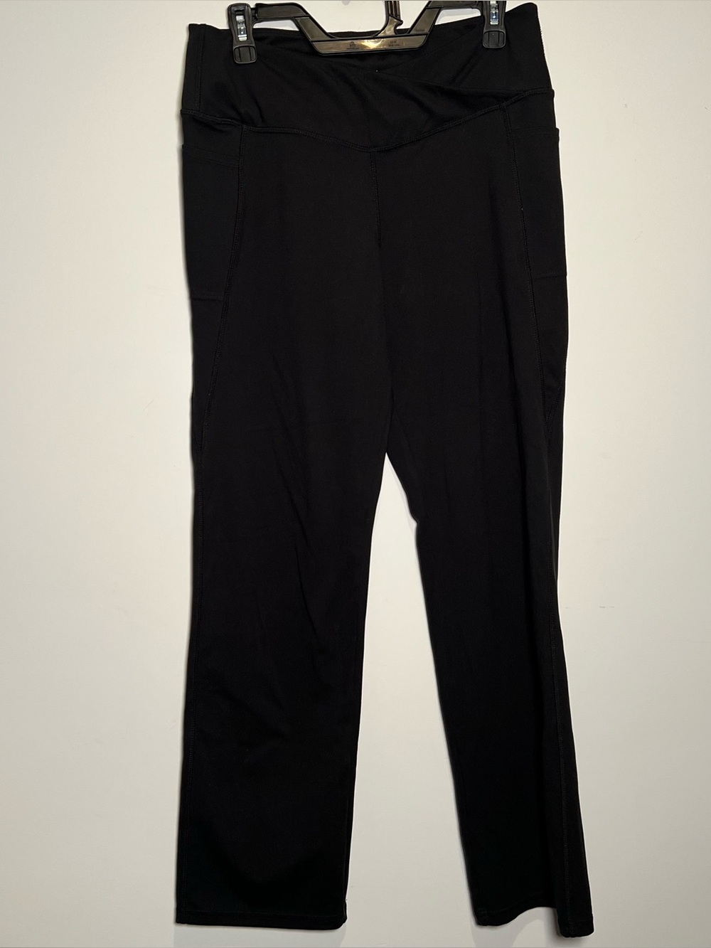 Jockey Black High-Rise Active Flare Leggings